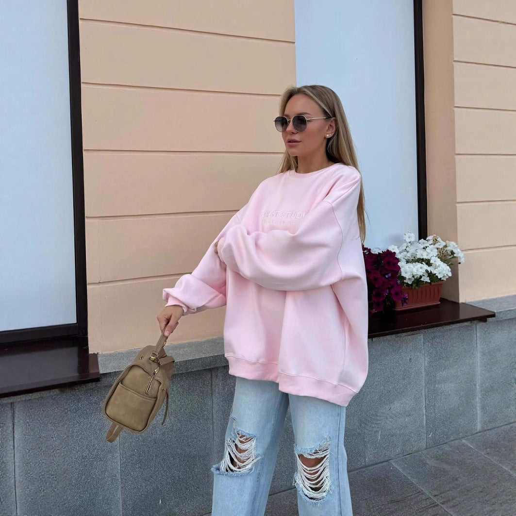 Kvinnors avslappnad oversized tröja Mirla-Eva Jonsson