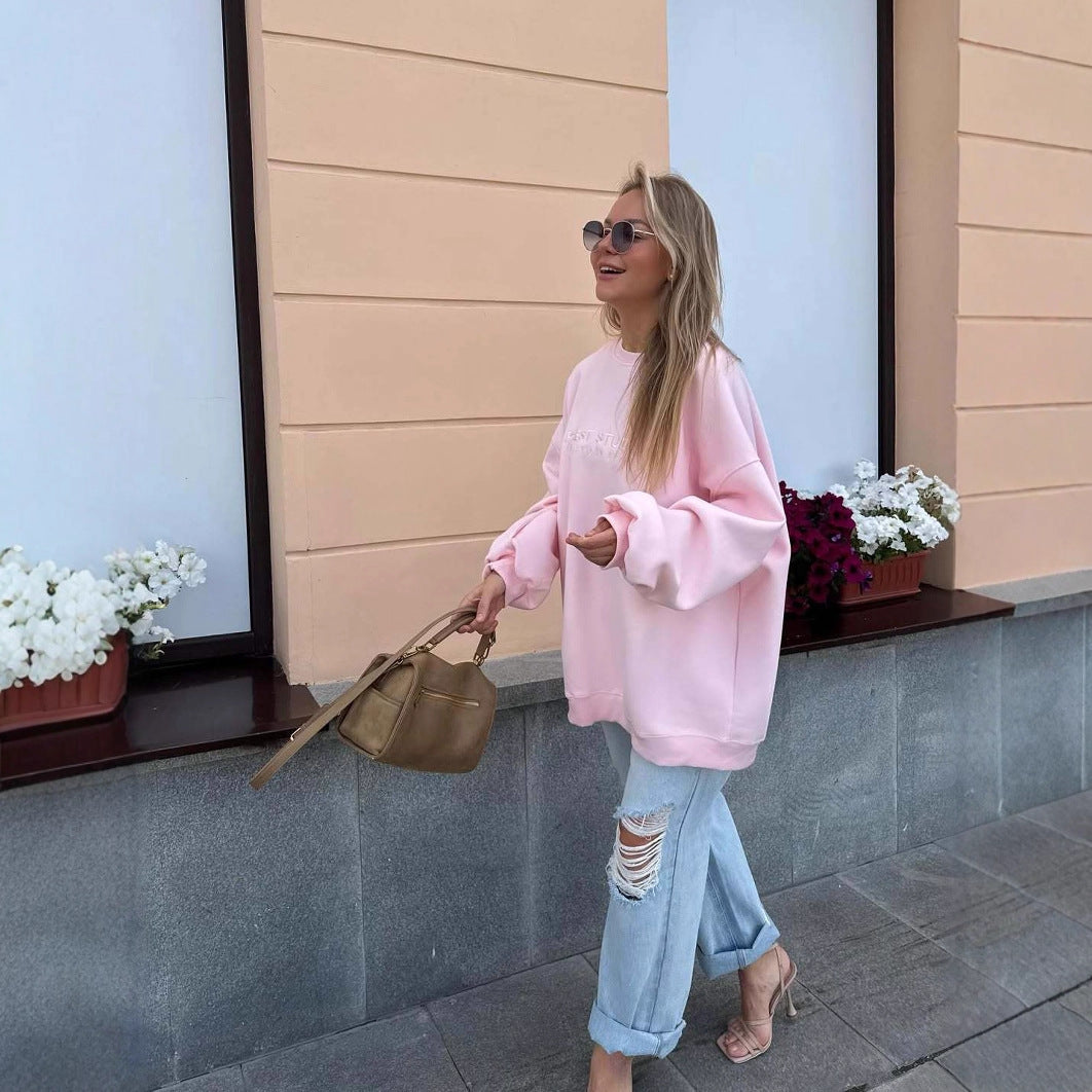 Kvinnors avslappnad oversized tröja Mirla-Eva Jonsson