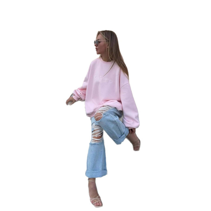 Kvinnors avslappnad oversized tröja Mirla-Eva Jonsson