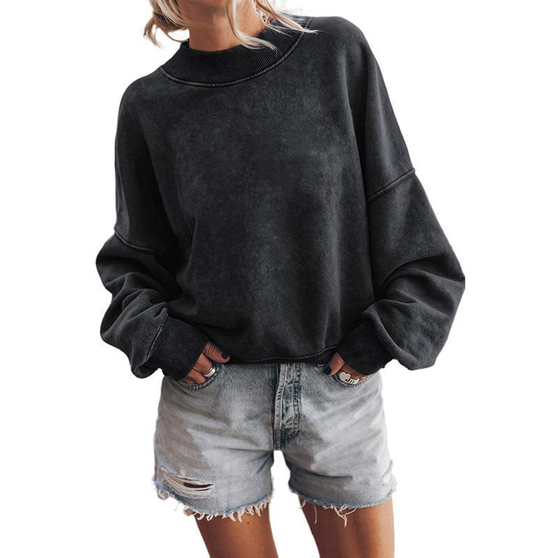Kvinnors avslappnad oversized tröja med texturerat material Mirla-Eva Jonsson
