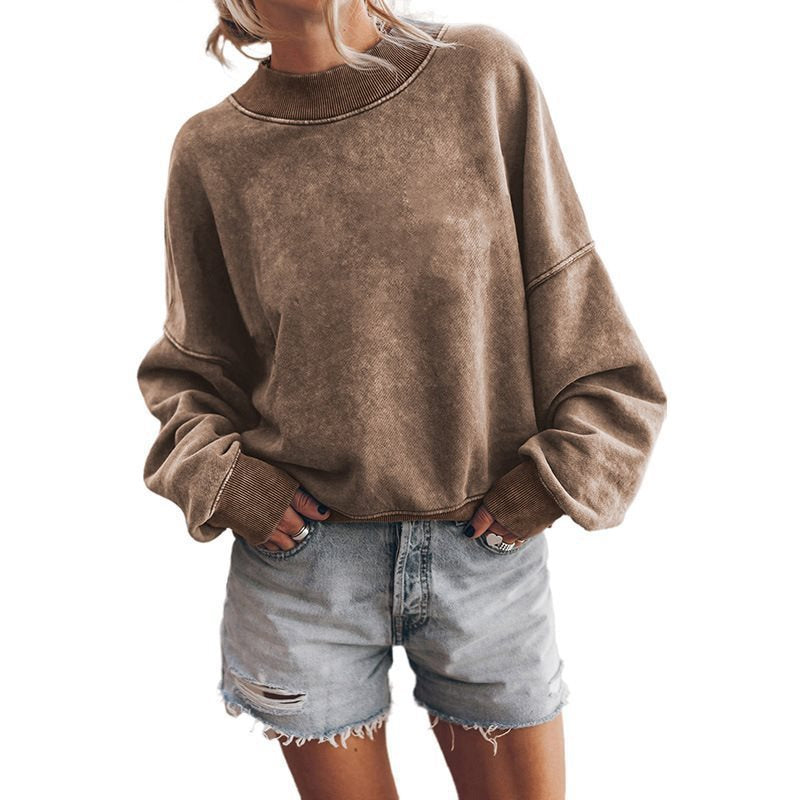 Kvinnors avslappnad oversized tröja med texturerat material Mirla-Eva Jonsson