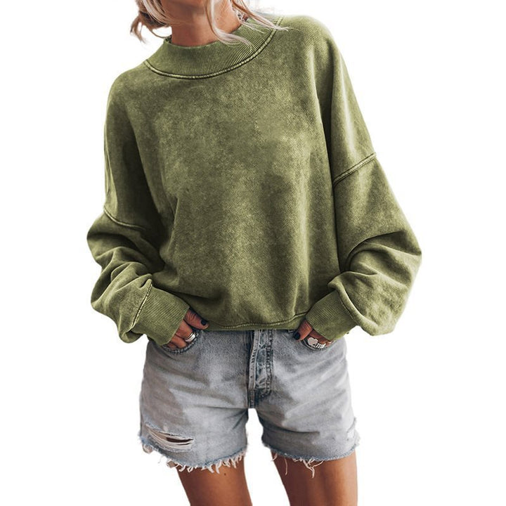 Kvinnors avslappnad oversized tröja med texturerat material Mirla-Eva Jonsson