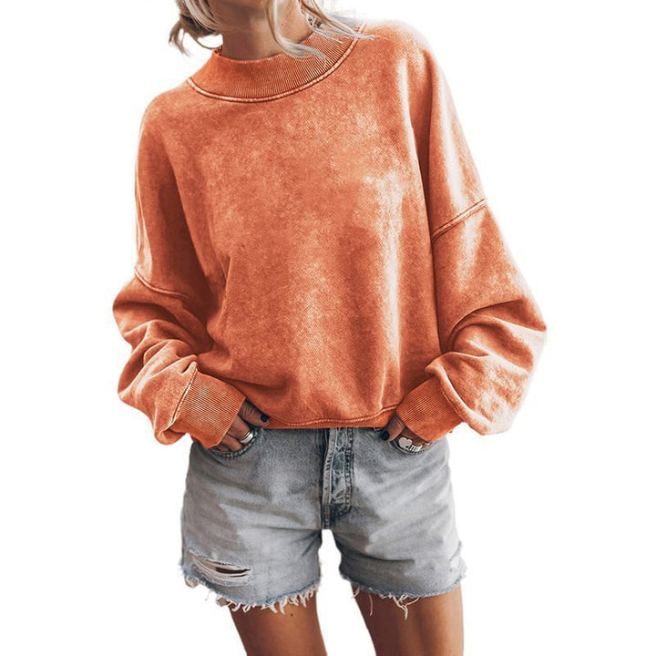 Kvinnors avslappnad oversized tröja med texturerat material Mirla-Eva Jonsson