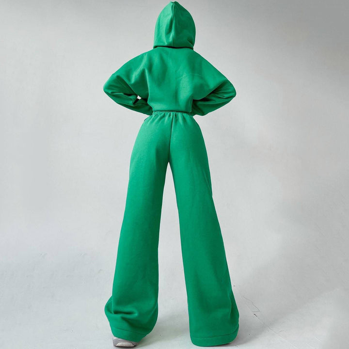 Kvinnors avslappnad passform hoodie och lösa sweatpants set Mirla-Eva Jonsson