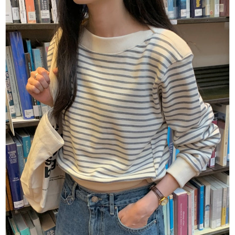Kvinnors avslappnad randig sweatshirt Mirla-Eva Jonsson