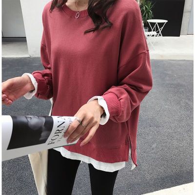 Kvinnors avslappnad sweatshirt med lös passform och moderna detaljer-Eva Jonsson