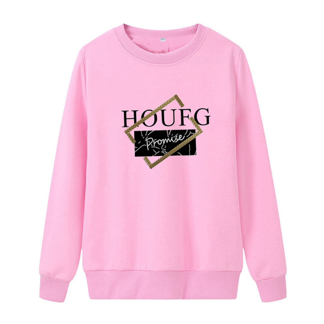 Kvinnors avslappnad sweatshirt med modern grafisk tryck Mirla-Eva Jonsson