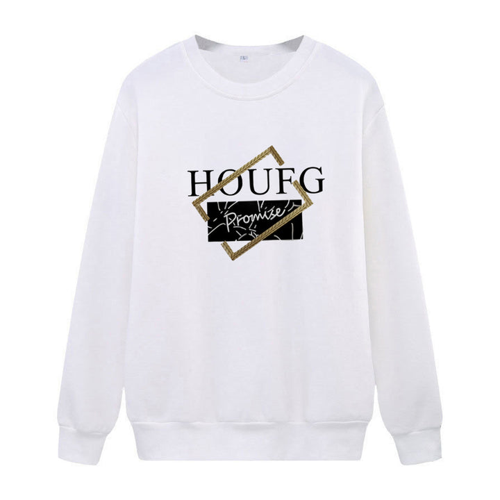 Kvinnors avslappnad sweatshirt med modern grafisk tryck Mirla-Eva Jonsson