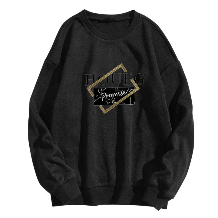 Kvinnors avslappnad sweatshirt med modern grafisk tryck Mirla-Eva Jonsson