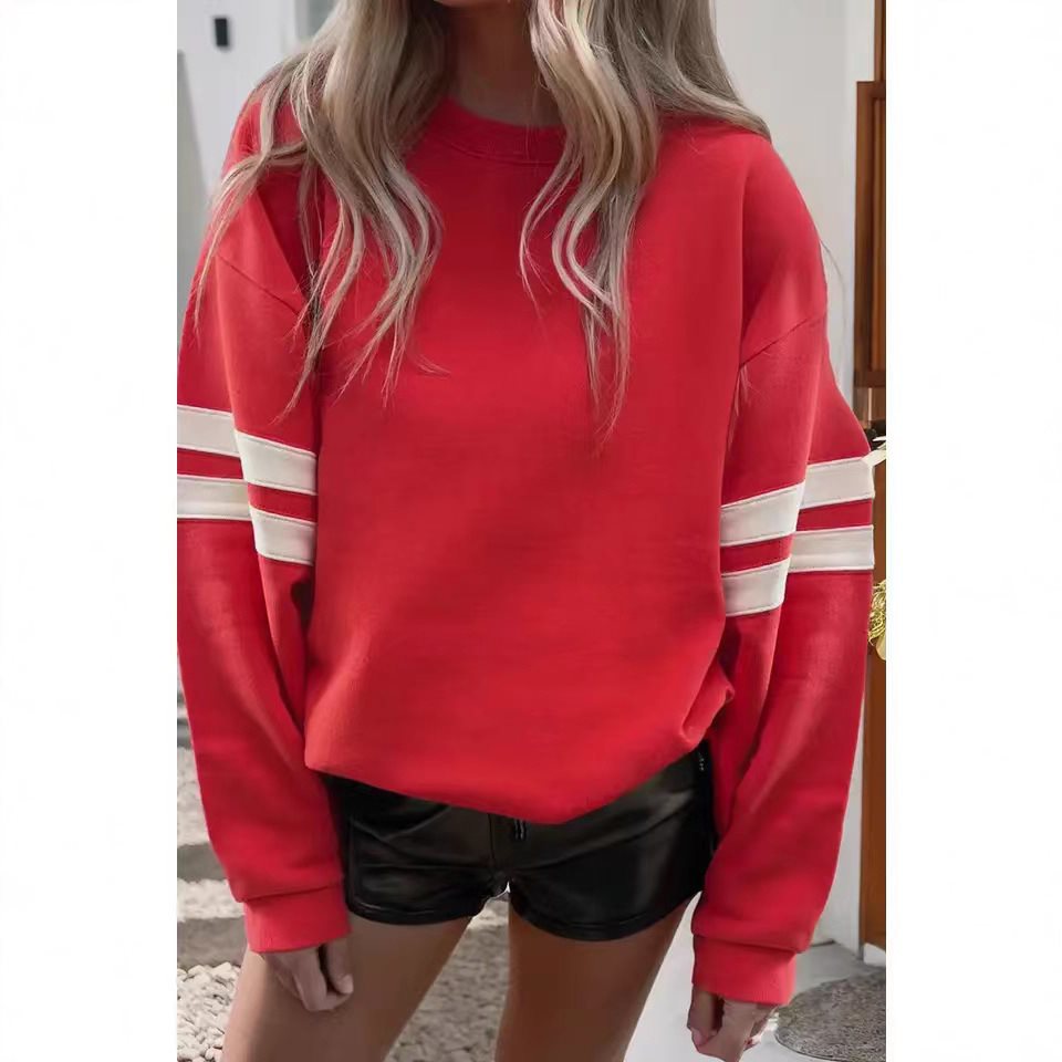 Kvinnors avslappnad sweatshirt med sportig design Mirla-Eva Jonsson