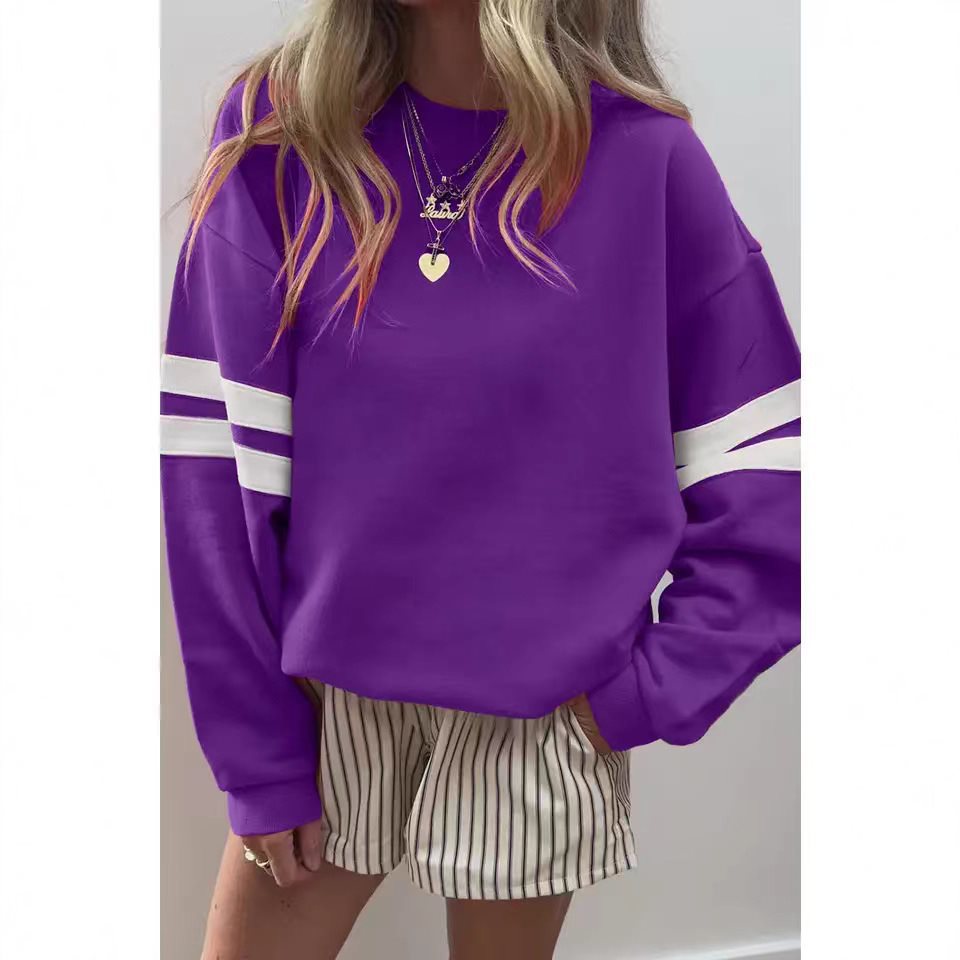 Kvinnors avslappnad sweatshirt med sportig design Mirla-Eva Jonsson