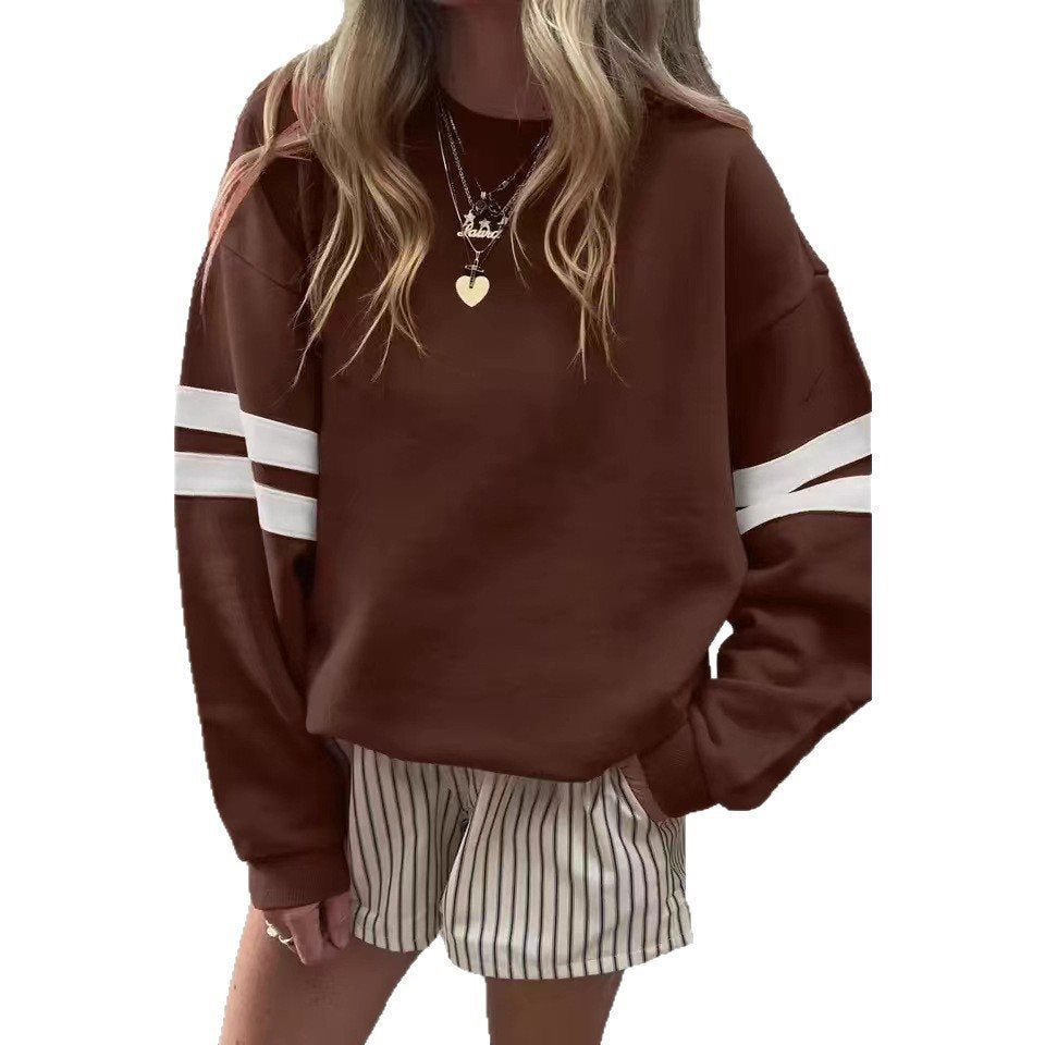 Kvinnors avslappnad sweatshirt med sportig design Mirla-Eva Jonsson