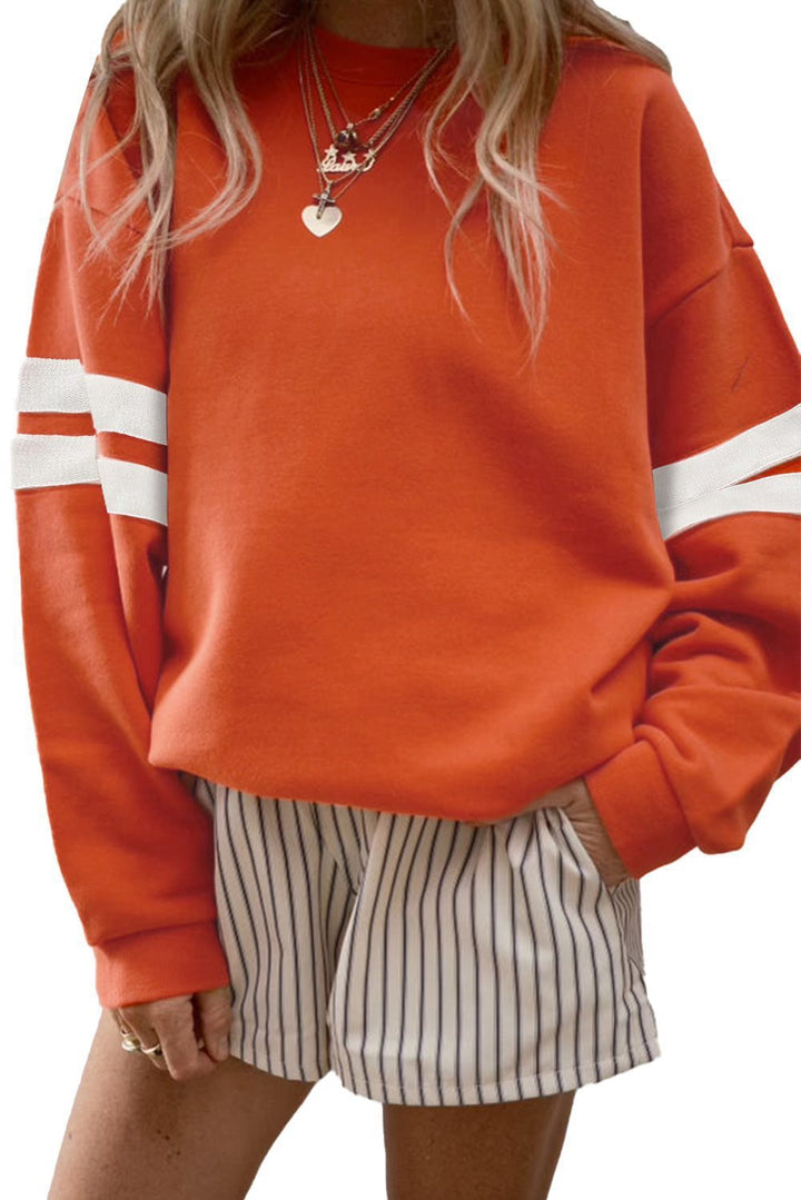 Kvinnors avslappnad sweatshirt med sportig design Mirla-Eva Jonsson