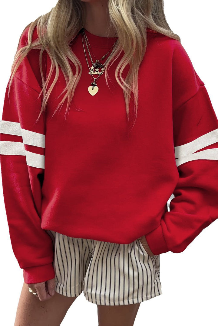 Kvinnors avslappnad sweatshirt med sportig design Mirla-Eva Jonsson