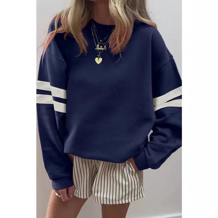 Kvinnors avslappnad sweatshirt med sportig design Mirla-Eva Jonsson