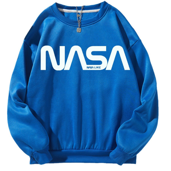 Kvinnors avslappnad sweatshirt med stort NASA-logotyp Mirla-Eva Jonsson