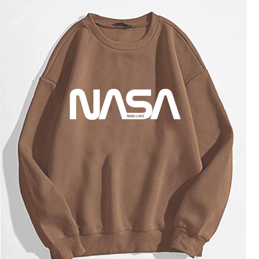 Kvinnors avslappnad sweatshirt med stort NASA-logotyp Mirla-Eva Jonsson