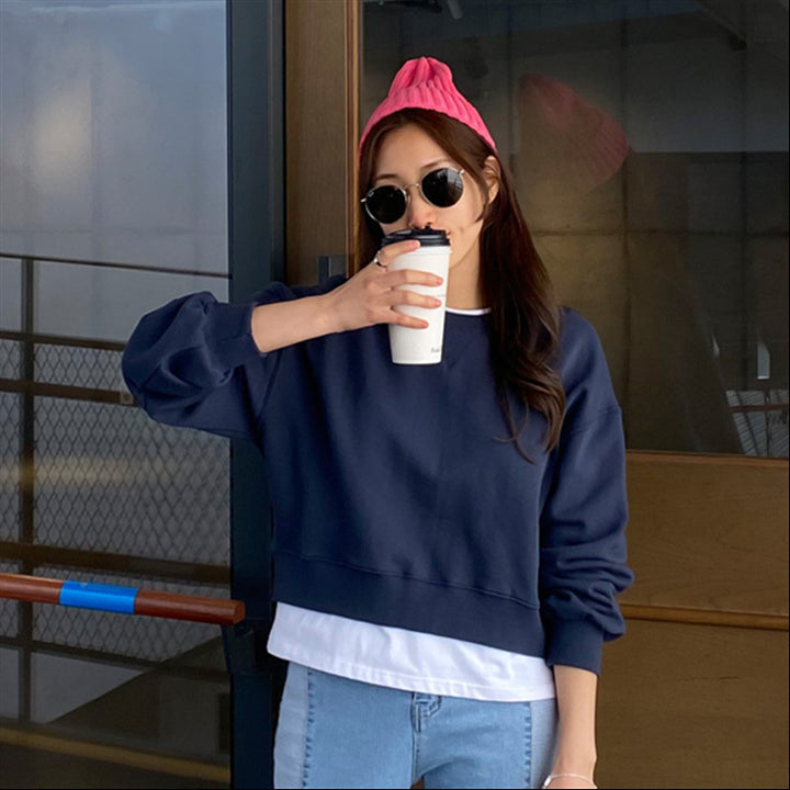 Kvinnors avslappnad sweatshirt med voluminösa ärmar Mirla-Eva Jonsson