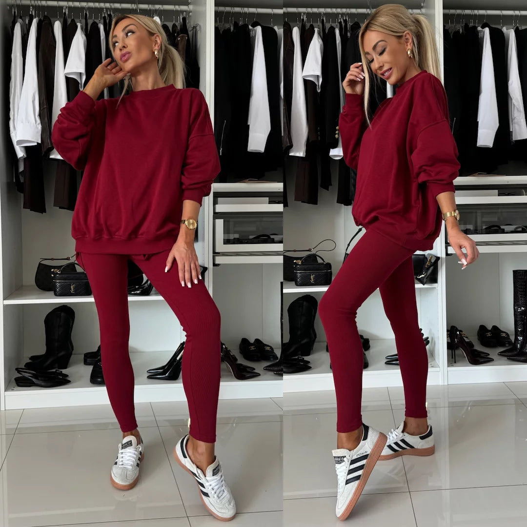 Kvinnors avslappnad sweatshirt och avslappnade leggings Mirla-Eva Jonsson