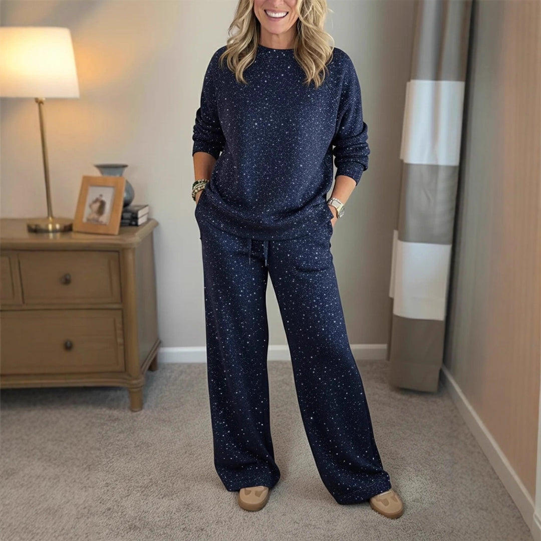 Kvinnors avslappnad sweatshirt och joggingset Mirla-Eva Jonsson