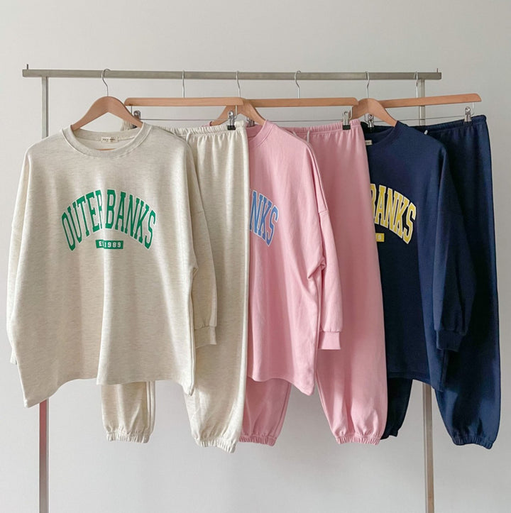 Kvinnors avslappnad sweatshirts och joggingset med broderad logotyp Mirla-Eva Jonsson