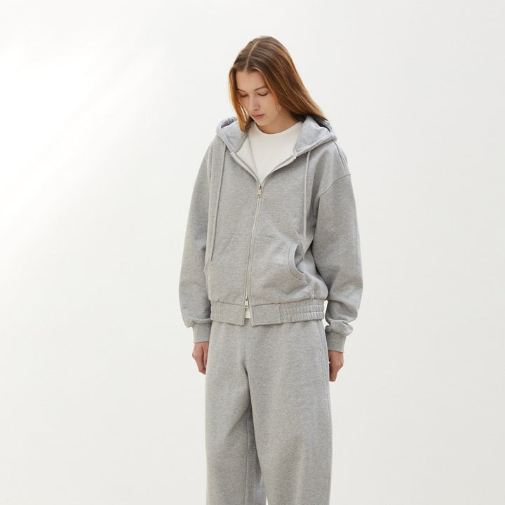 Kvinnors avslappnad zip hoodie jacka Mirla-Eva Jonsson