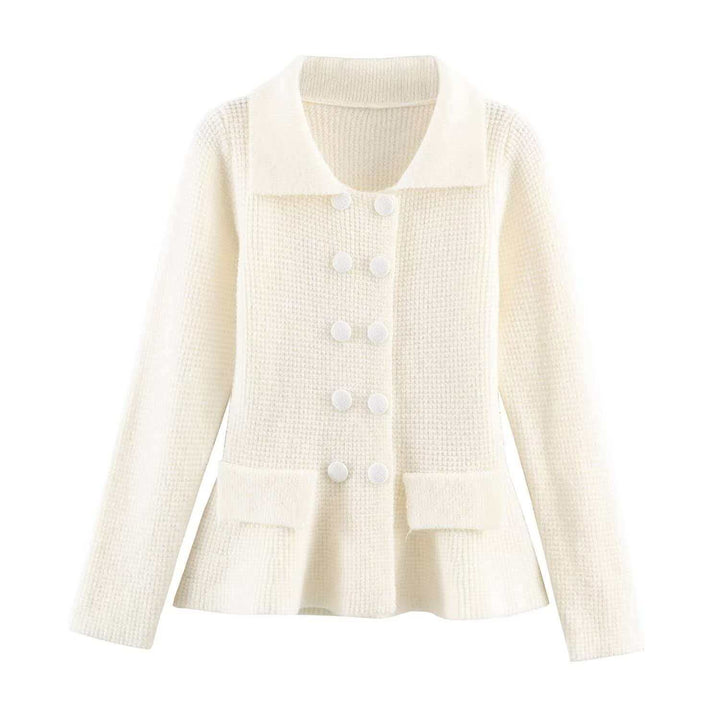 Kvinnors avslappnade cardigan med en feminin silhuett Mirla-Eva Jonsson