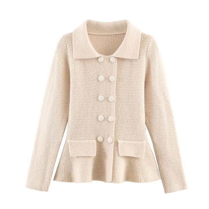 Kvinnors avslappnade cardigan med en feminin silhuett Mirla-Eva Jonsson
