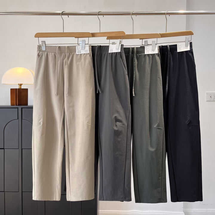 Kvinnors avslappnade chinosbyxor med elastisk midja Mirla-Eva Jonsson