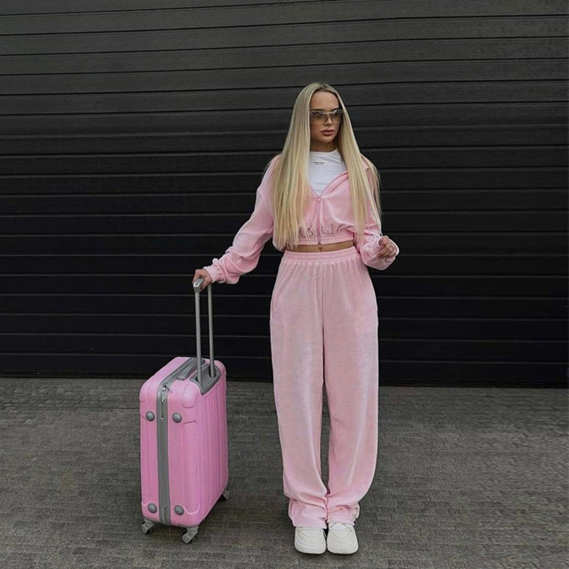 Kvinnors avslappnade hoodie och jogger set i avslappnad passform Mirla-Eva Jonsson
