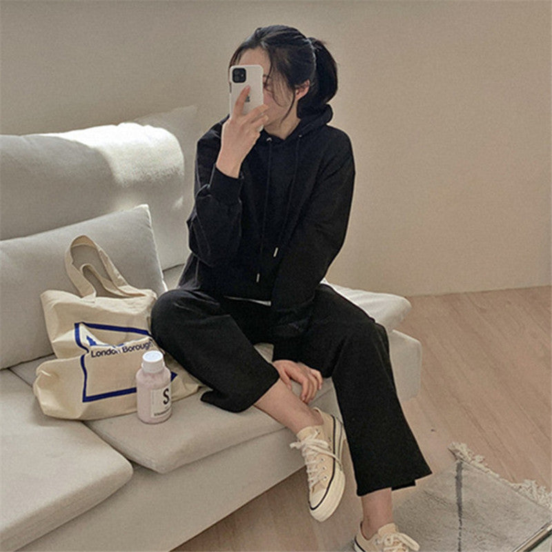 Kvinnors avslappnade hoodie och joggingbyxor set Mirla-Eva Jonsson