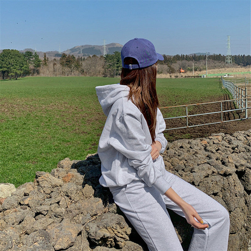 Kvinnors avslappnade hoodie och joggingbyxor set Mirla-Eva Jonsson