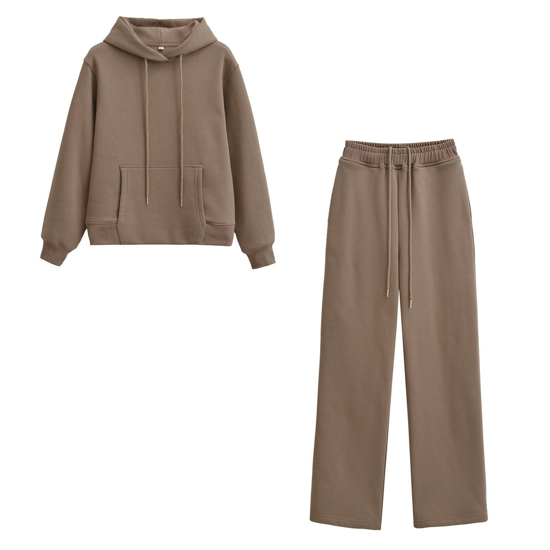 Kvinnors avslappnade hoodie-set med bekväma jogger-byxor Mirla-Eva Jonsson