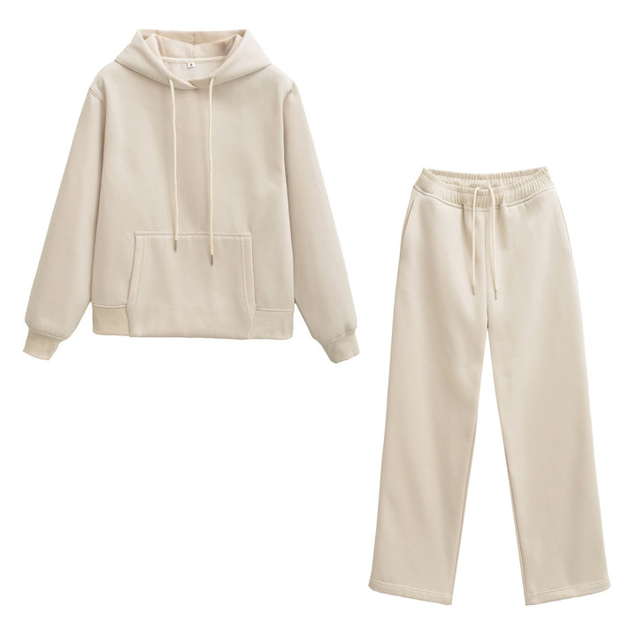 Kvinnors avslappnade hoodie-set med bekväma jogger-byxor Mirla-Eva Jonsson