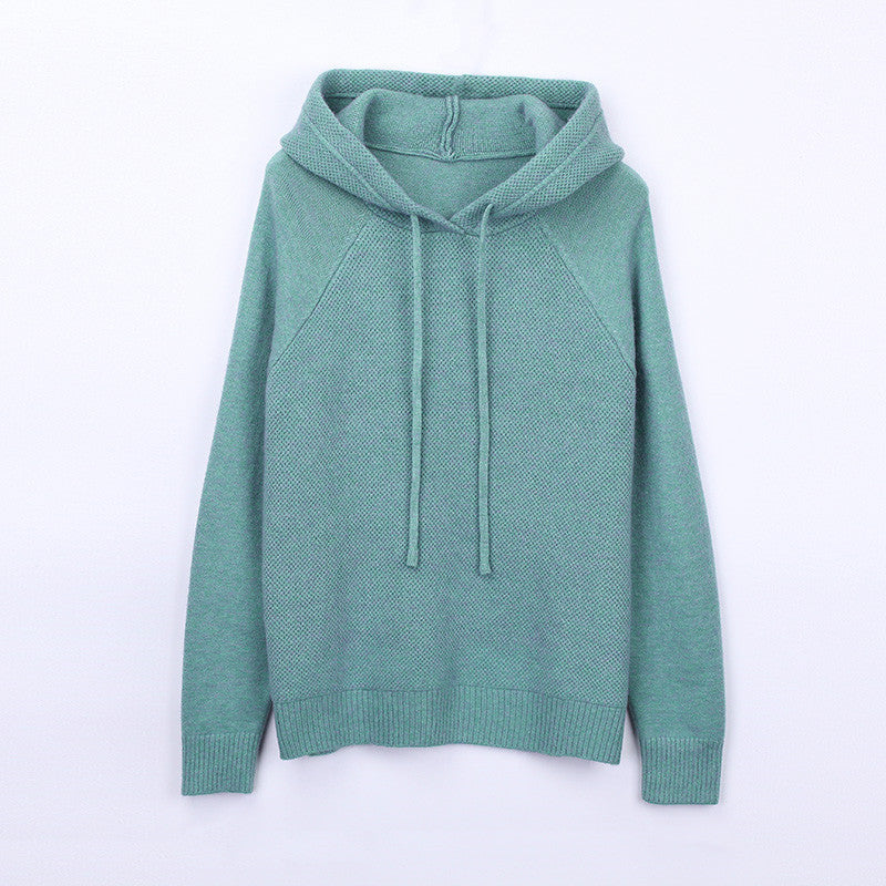 Kvinnors avslappnade hoodie tröja med dragsko Mirla-Eva Jonsson