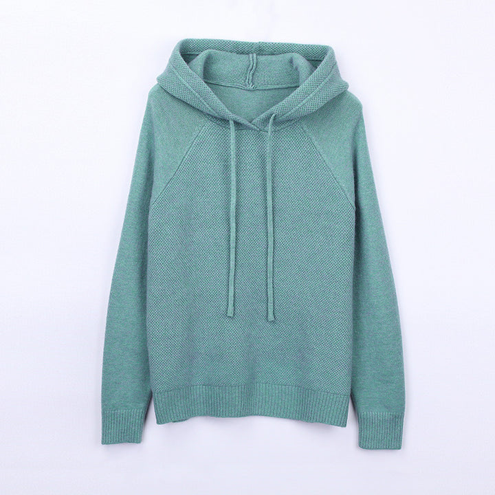 Kvinnors avslappnade hoodie tröja med dragsko Mirla-Eva Jonsson