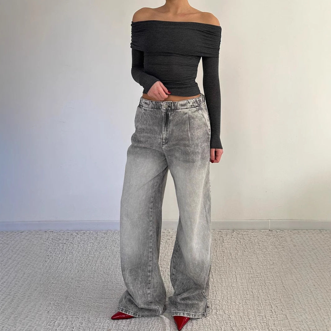 Kvinnors avslappnade jeans med lös passform Mirla-Eva Jonsson