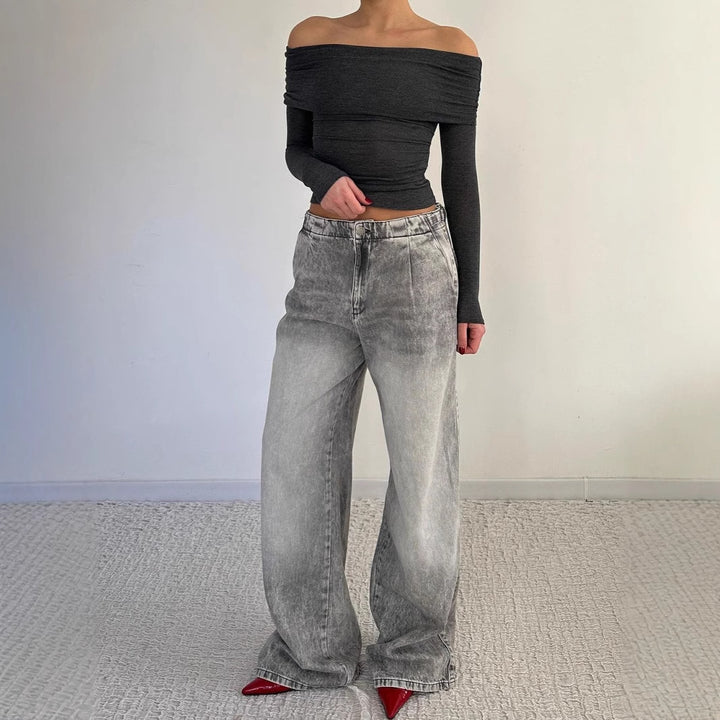 Kvinnors avslappnade jeans med lös passform Mirla-Eva Jonsson