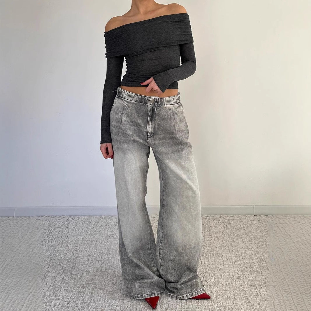 Kvinnors avslappnade jeans med lös passform Mirla-Eva Jonsson