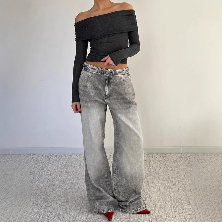 Kvinnors avslappnade jeans med lös passform Mirla-Eva Jonsson
