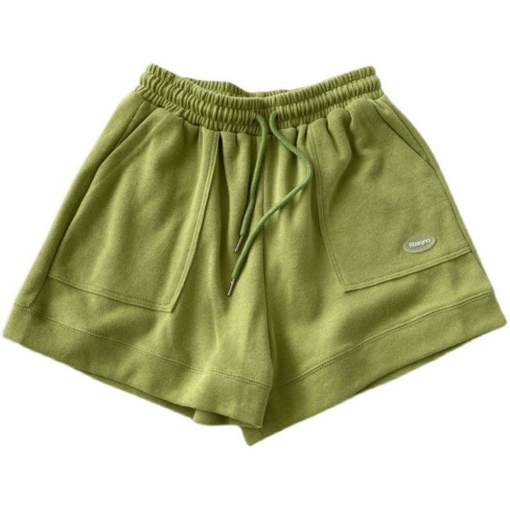 Kvinnors avslappnade joggingshorts med elastisk midja och praktiska sidofickor-Eva Jonsson