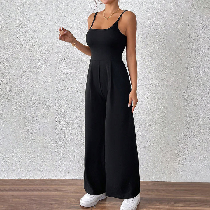 Kvinnors avslappnade jumpsuit med smala band och elegant skärning Mirla-Eva Jonsson