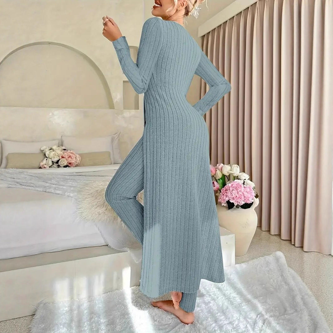 Kvinnors avslappnade och eleganta jumpsuit med sidoklitser Mirla-Eva Jonsson