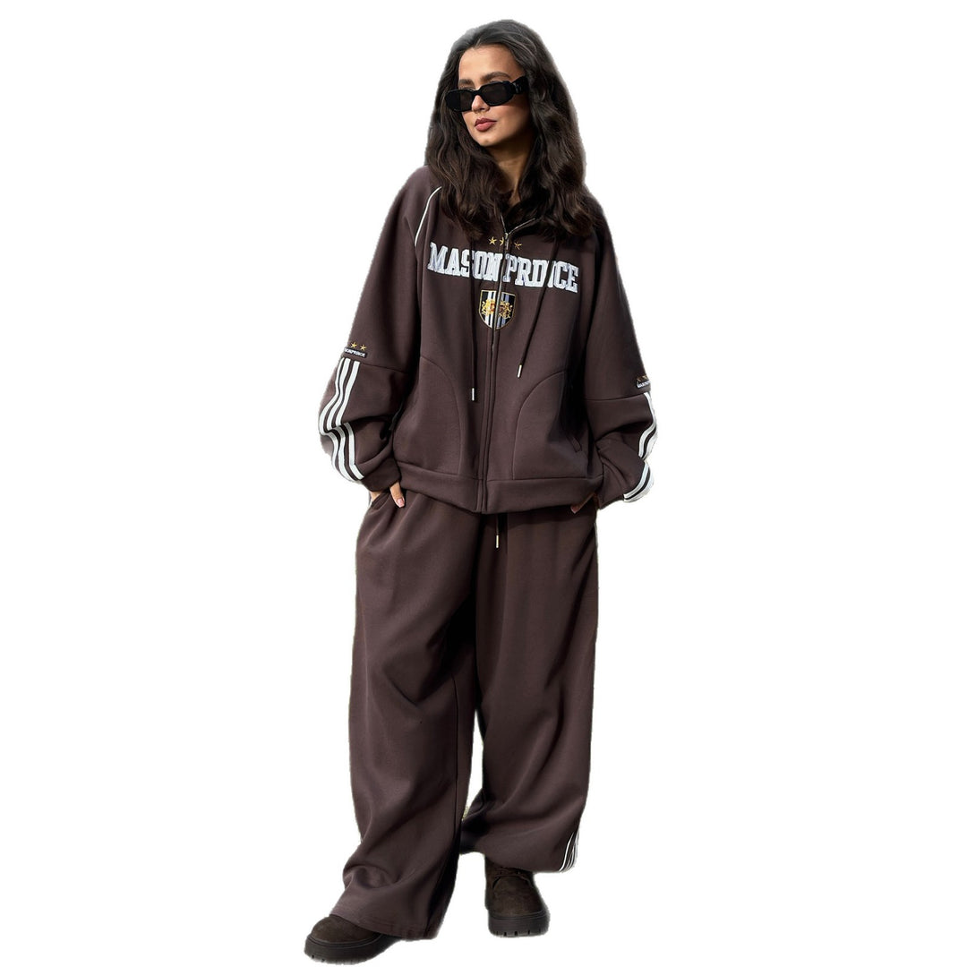 Kvinnors avslappnade och fashionabla huva sweatSuit Mirla-Eva Jonsson