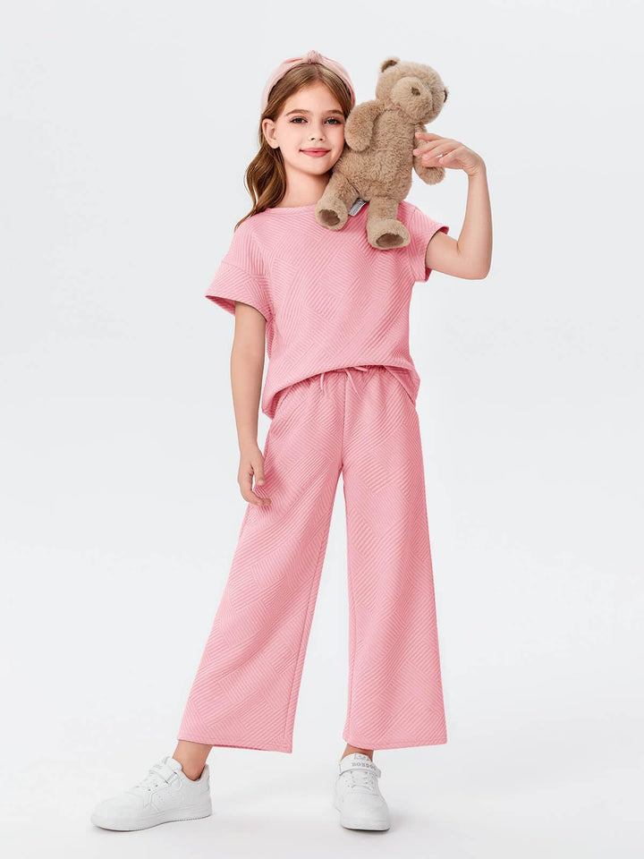 Kvinnors avslappnade pyjamas set med lös topp och avslappnade byxor-Eva Jonsson