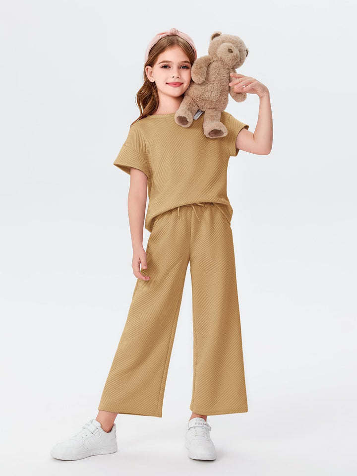 Kvinnors avslappnade pyjamas set med lös topp och avslappnade byxor-Eva Jonsson