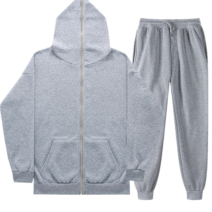 Kvinnors avslappnade set med avslappnad zip hoodie och bekväma joggingbyxor Mirla-Eva Jonsson