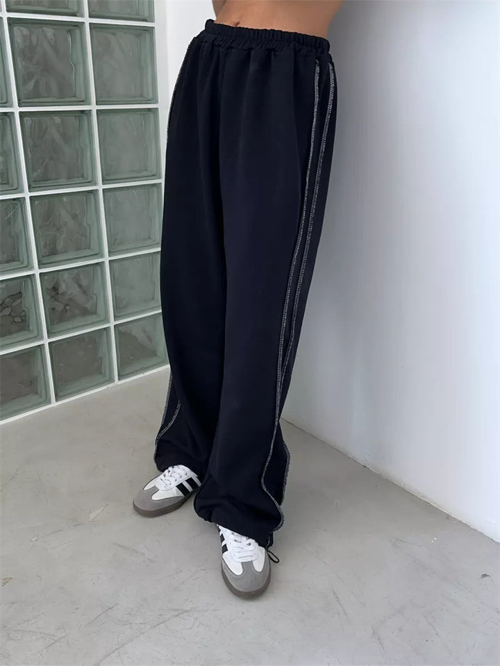 Kvinnors avslappnade sweatpants med en lös passform och elastisk midja Mirla-Eva Jonsson