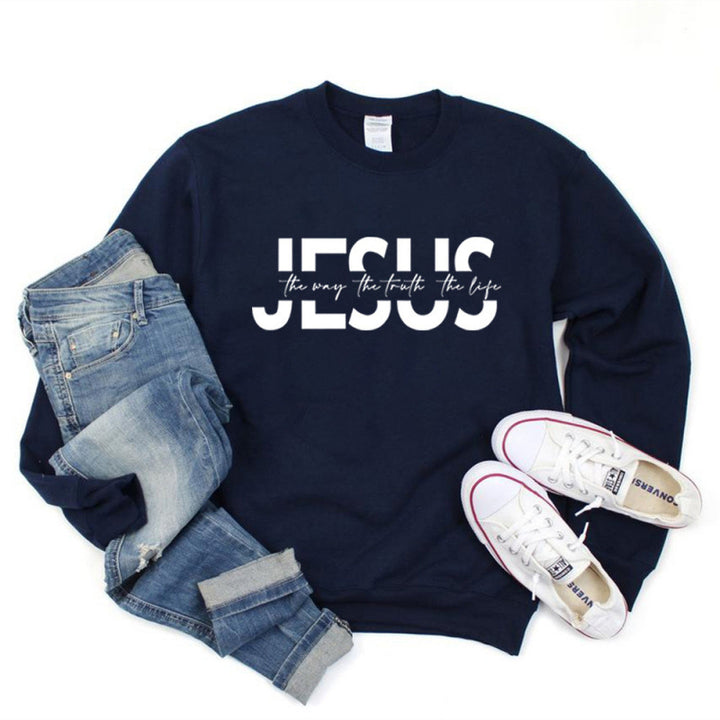 Kvinnors avslappnade sweatshirt med inspirerande citat och hög bärkomfort Mirla-Eva Jonsson