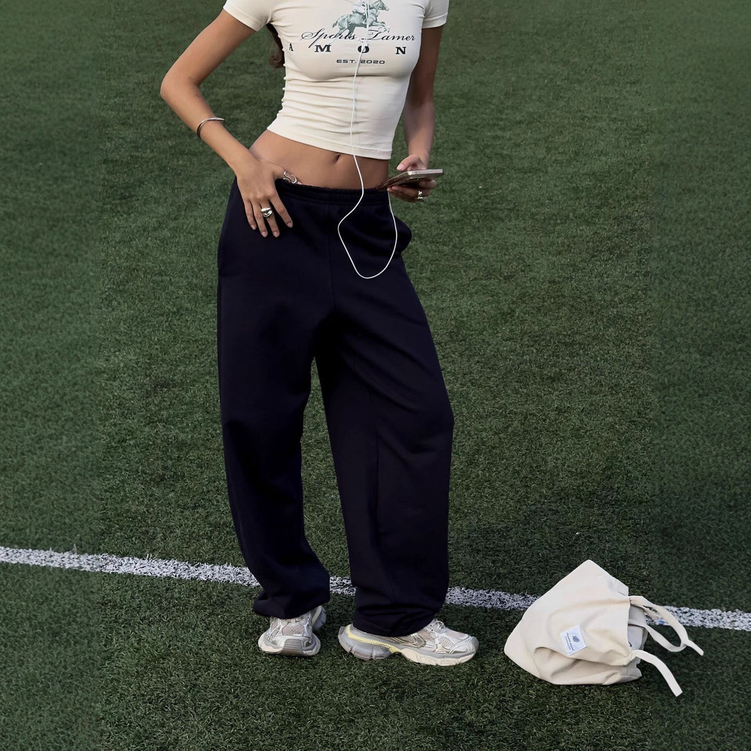Kvinnors bekväma casual byxor med lös passform Mirla-Eva Jonsson